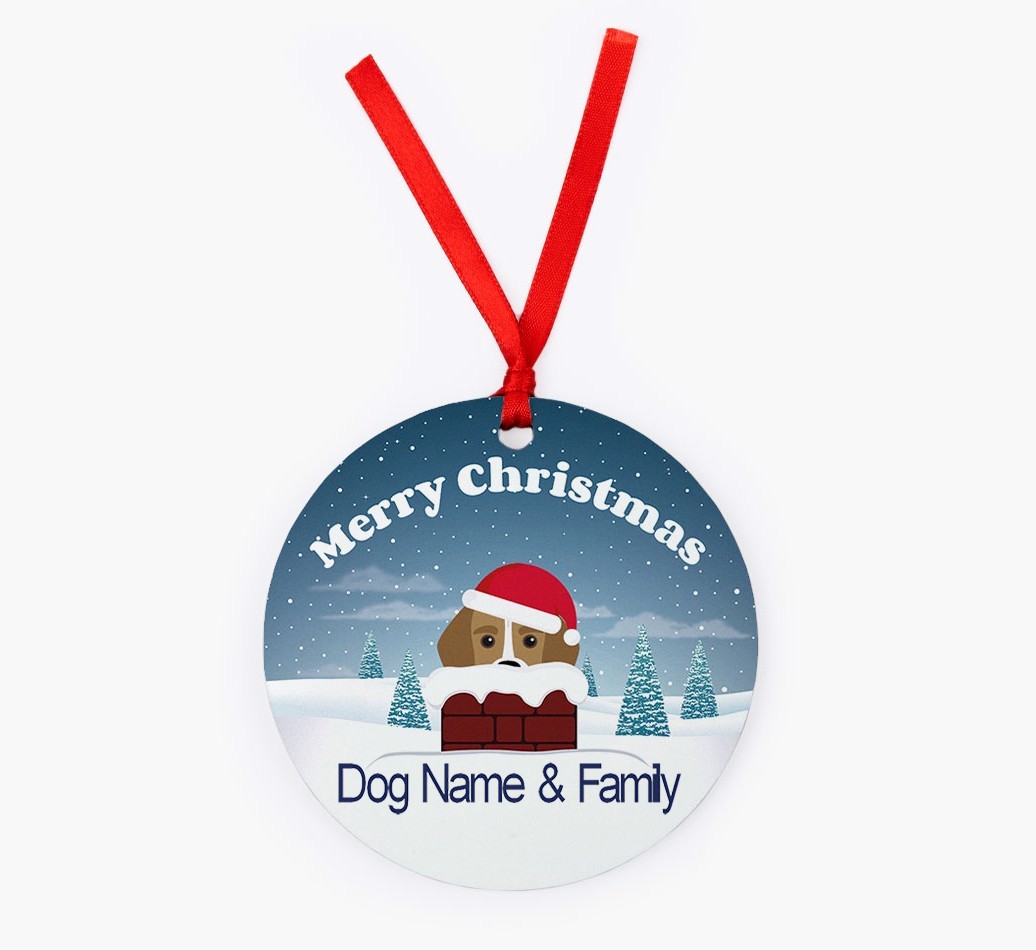 Chimney: Personalized {breedFullName} Christmas Decoration