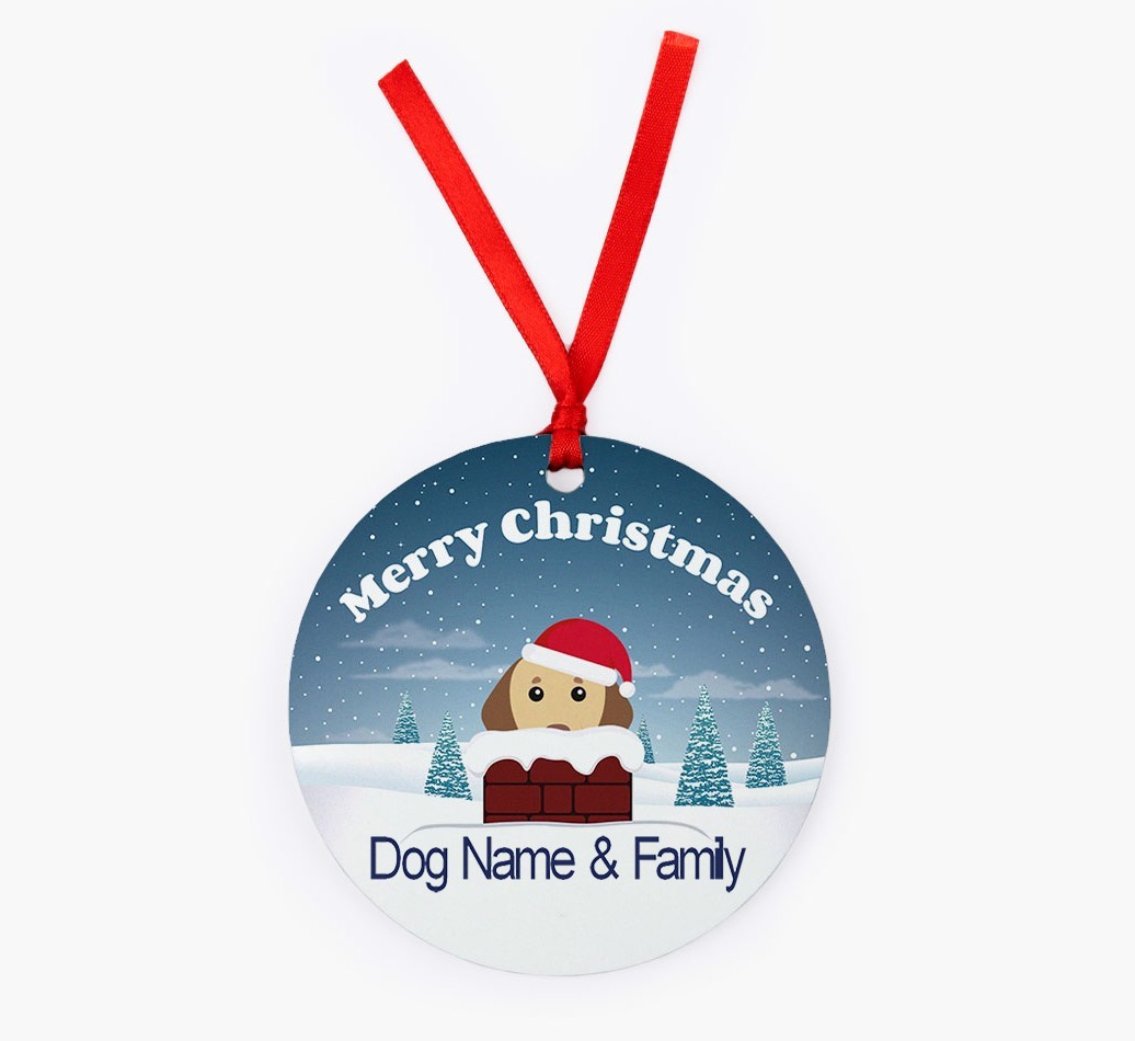 Chimney: Personalized {breedFullName} Christmas Decoration