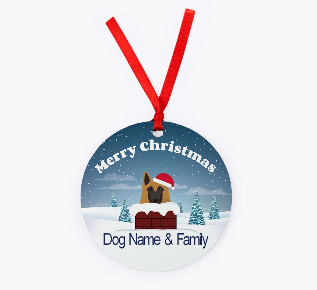 Chimney: Personalised {breedFullName} Christmas Decoration