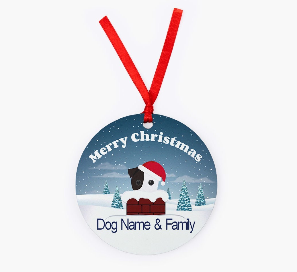 Chimney: Personalized {breedFullName} Christmas Decoration