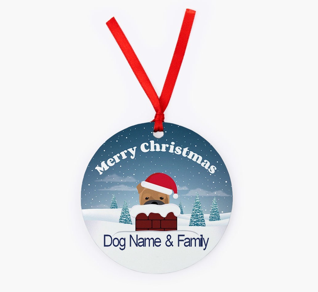 Chimney: Personalized {breedFullName} Christmas Decoration