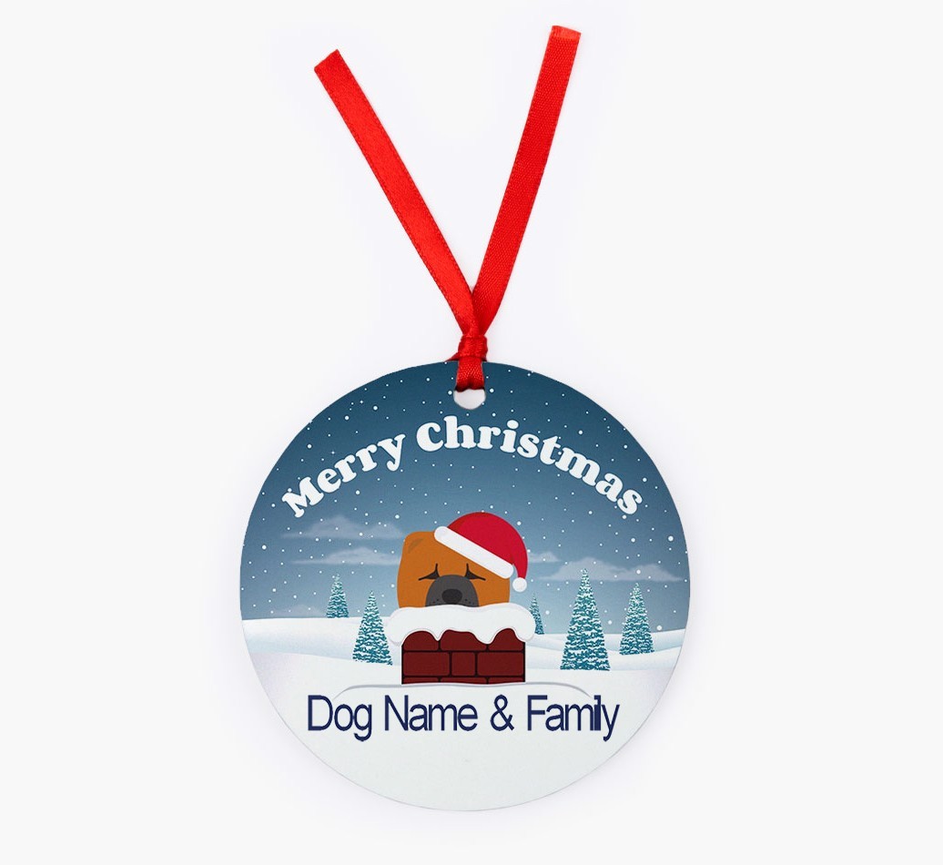 Chimney: Personalised {breedFullName} Christmas Decoration