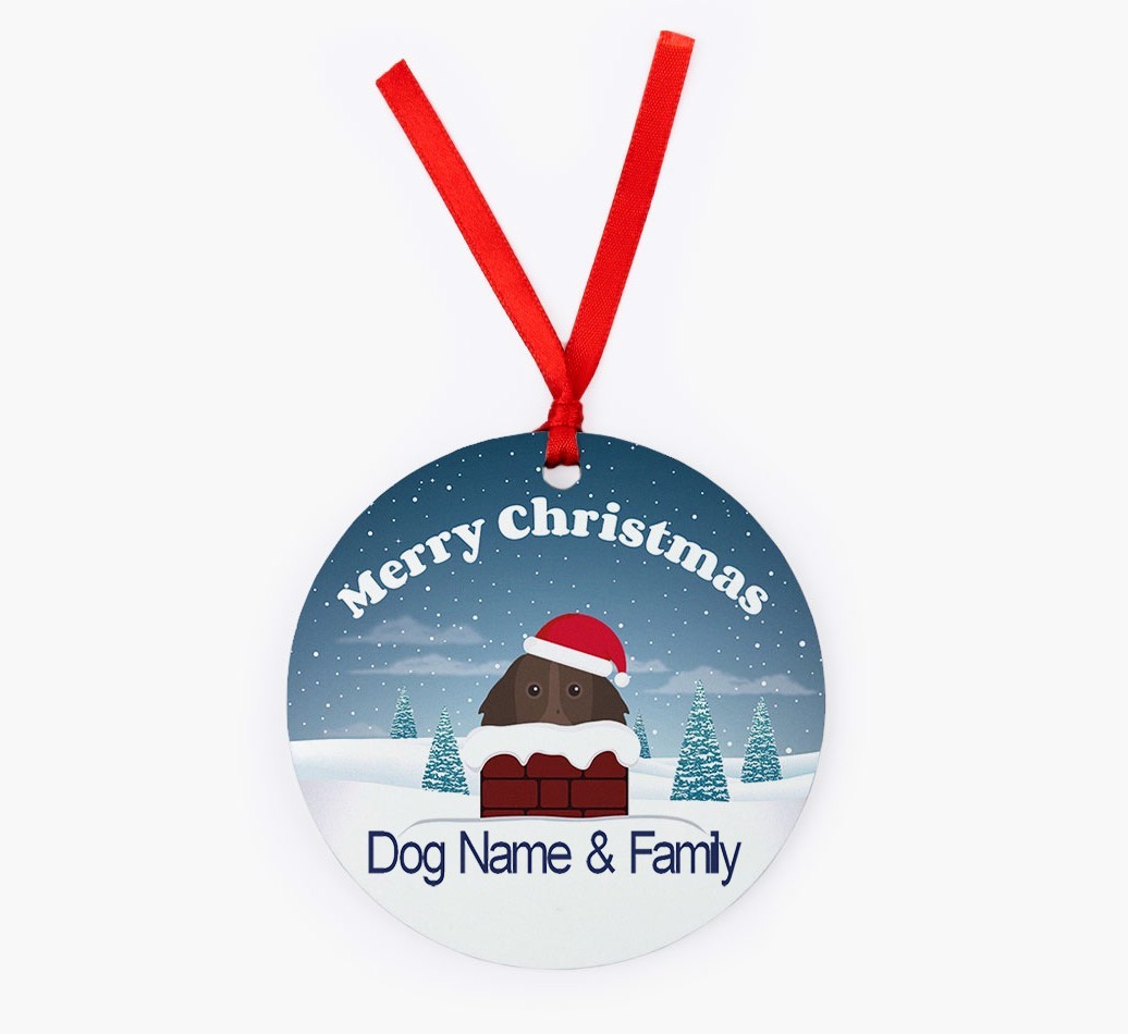 Chimney: Personalized {breedFullName} Christmas Decoration
