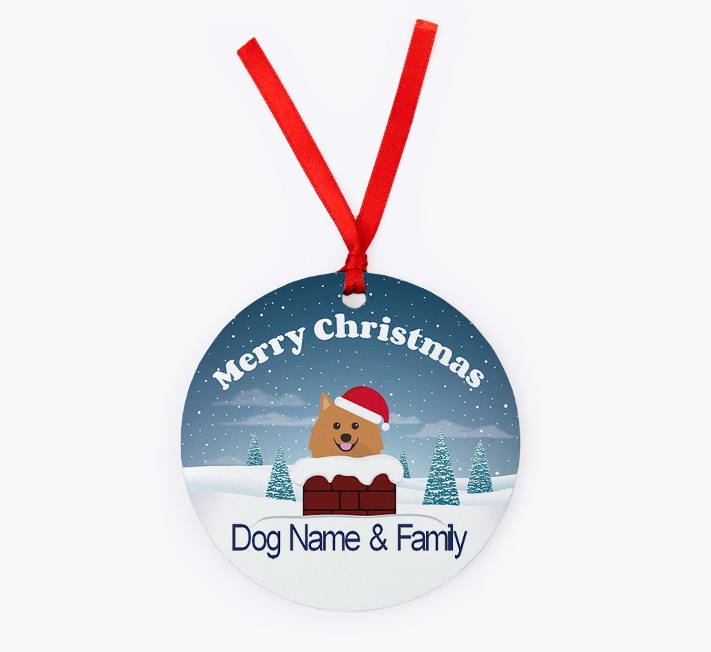 Chimney: Personalised {breedFullName} Christmas Decoration