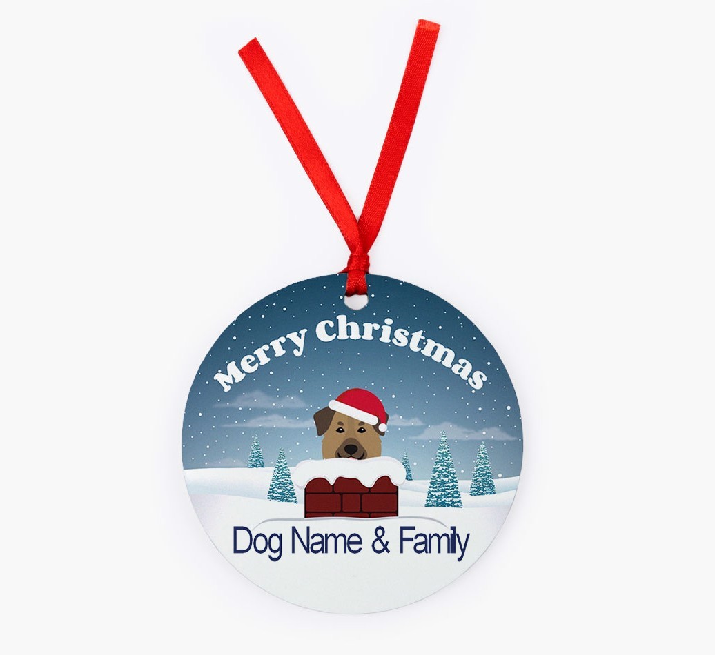 Chimney: Personalized {breedFullName} Christmas Decoration