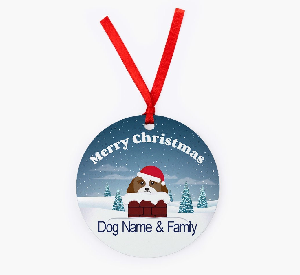 Chimney: Personalized {breedFullName} Christmas Decoration