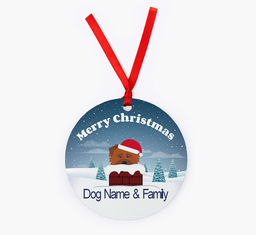 Chimney: Personalised {breedFullName} Christmas Decoration