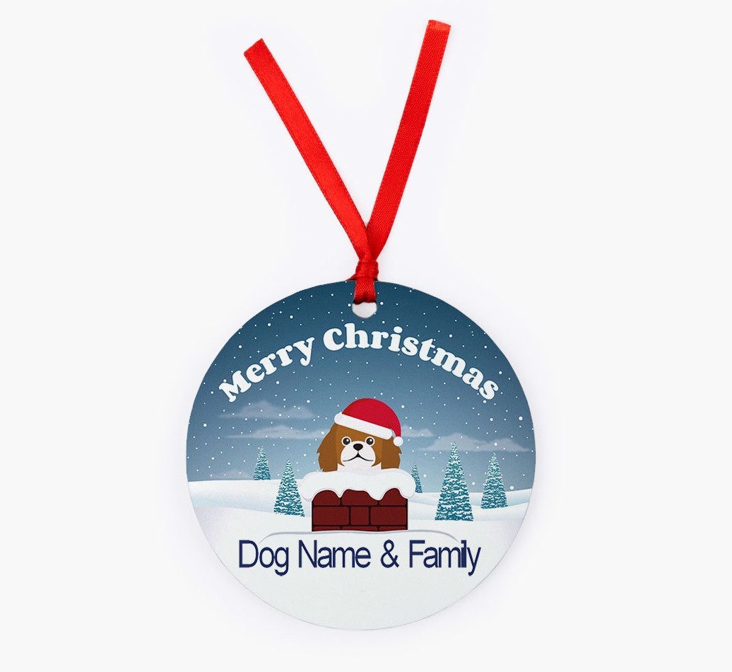 Chimney: Personalized {breedFullName} Christmas Decoration
