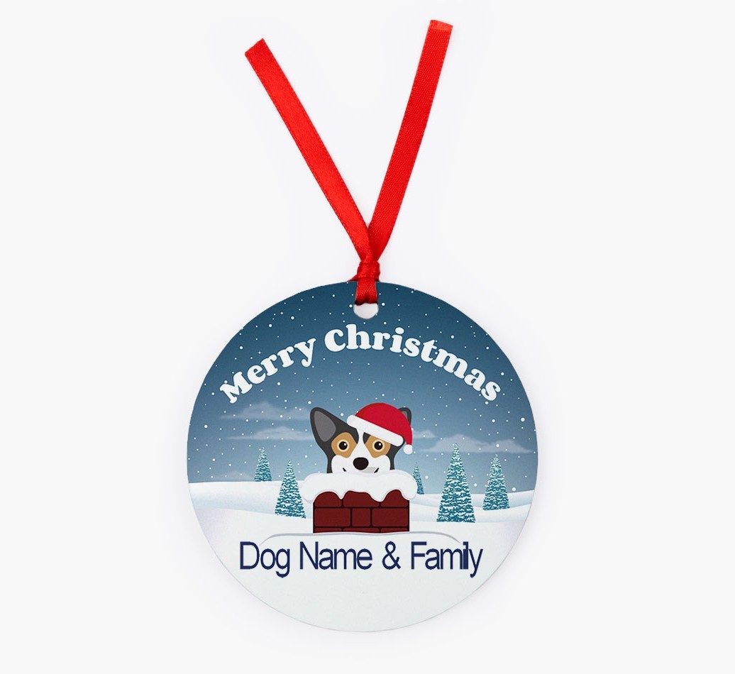 Chimney: Personalized {breedFullName} Christmas Decoration