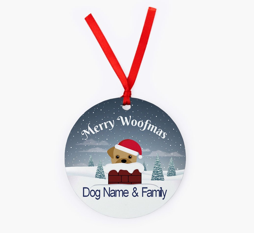 Chimney: Personalized {breedFullName} Christmas Decoration