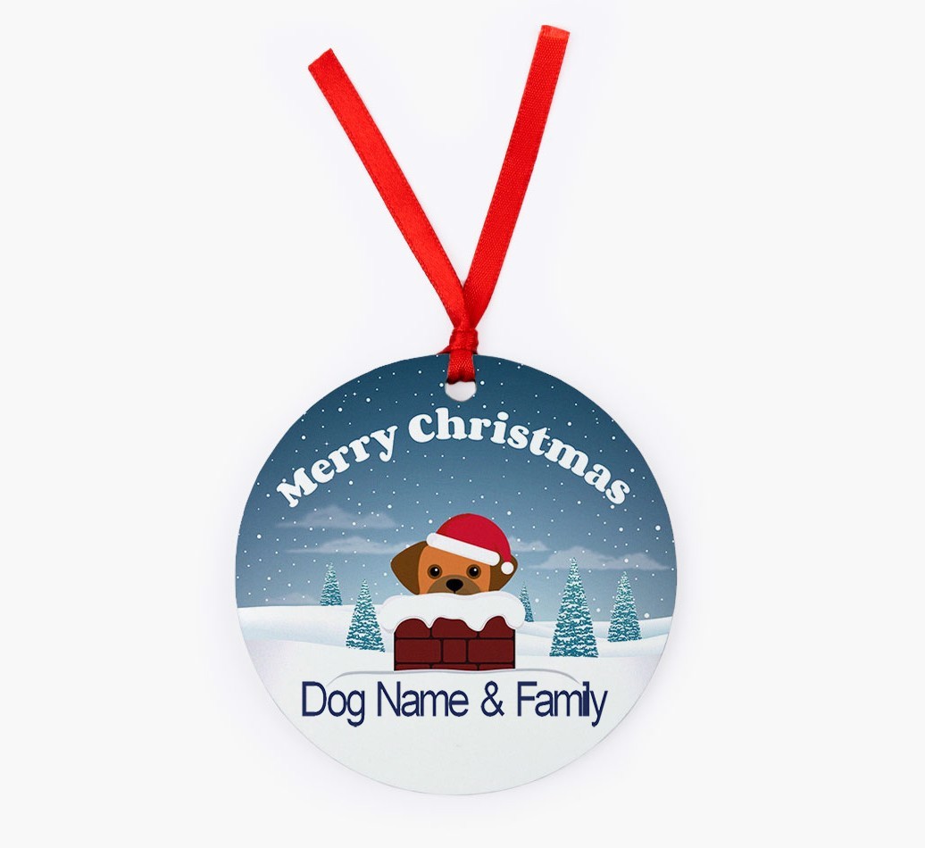 Chimney: Personalized {breedFullName} Christmas Decoration