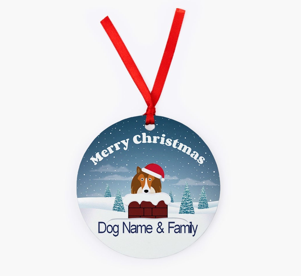 Chimney: Personalized {breedFullName} Christmas Decoration