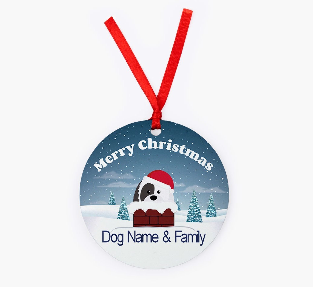 Chimney: Personalized {breedFullName} Christmas Decoration