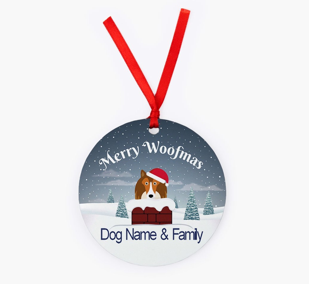 Chimney: Personalized {breedFullName} Christmas Decoration