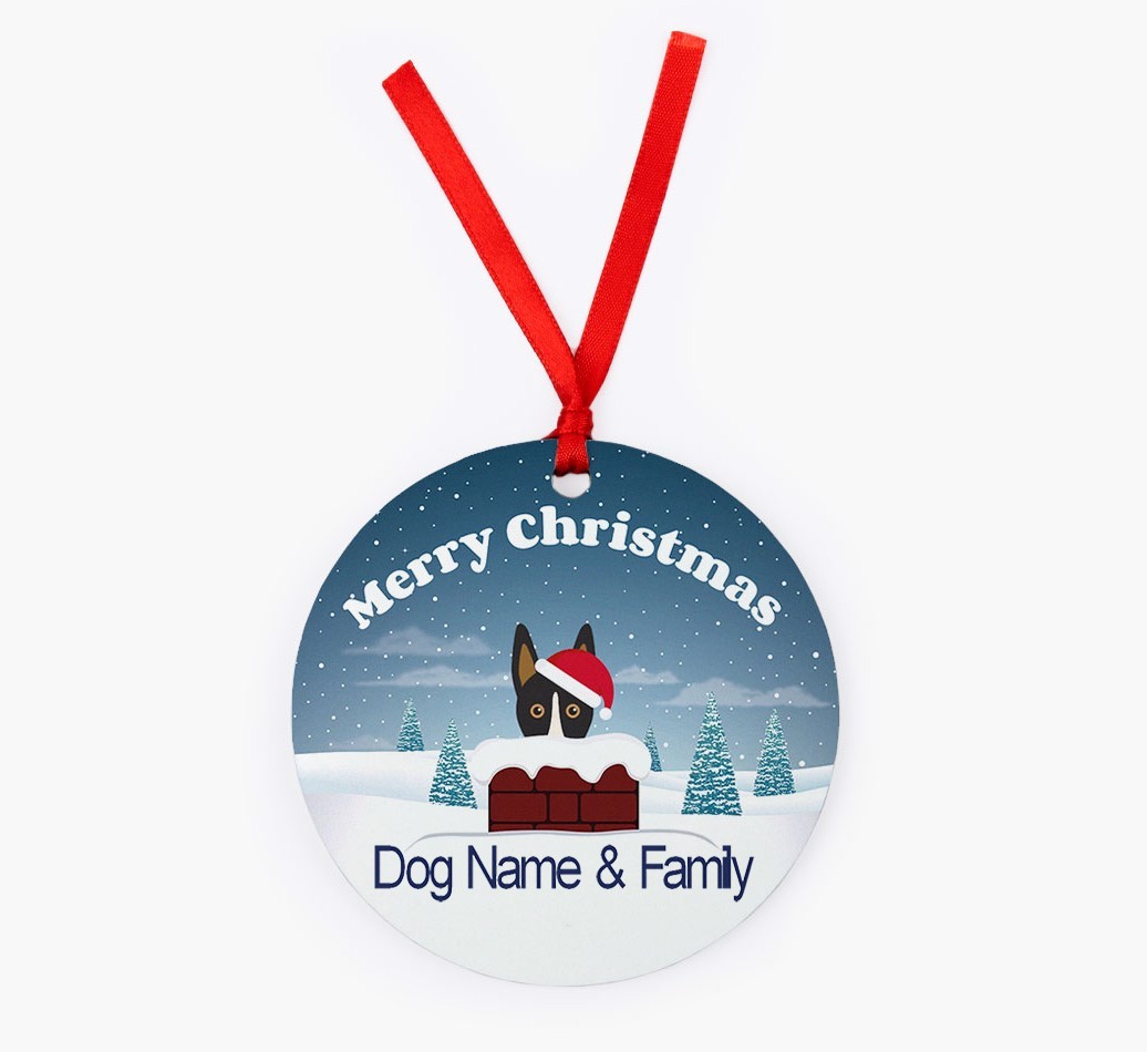 Chimney: Personalized {breedFullName} Christmas Decoration