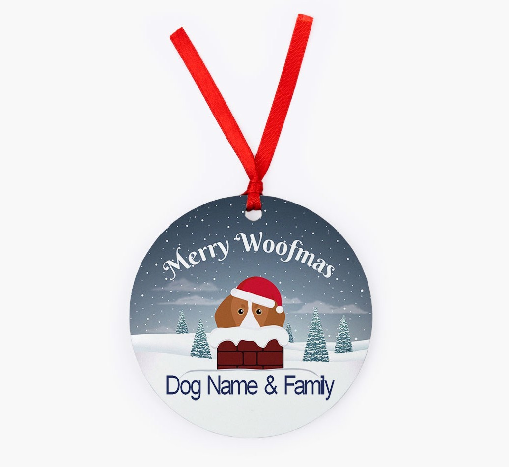Chimney: Personalized {breedFullName} Christmas Decoration