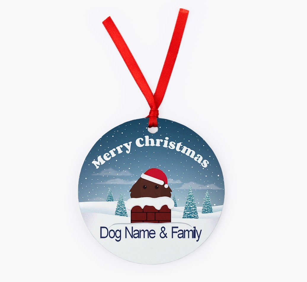 Chimney: Personalized {breedFullName} Christmas Decoration