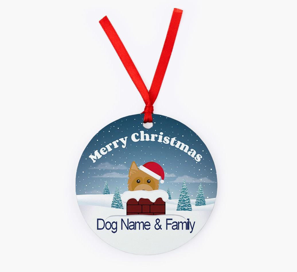 Chimney: Personalized {breedFullName} Christmas Decoration
