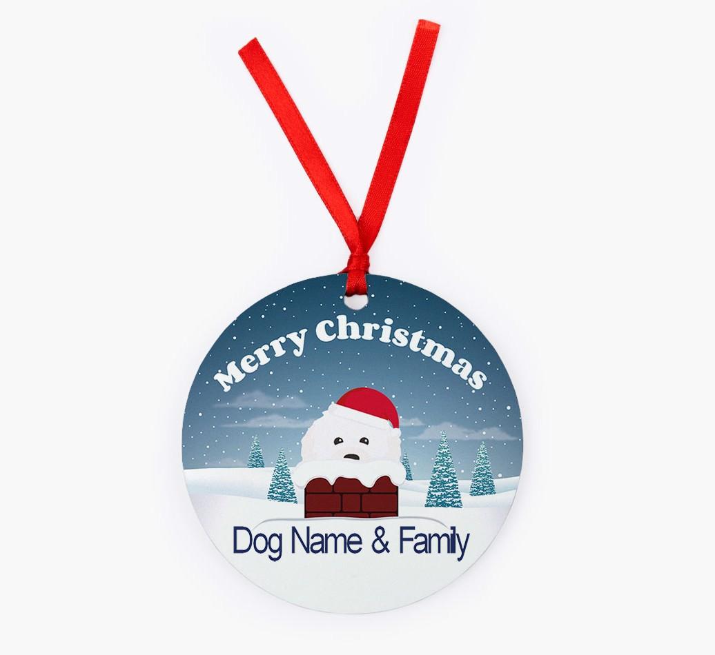 Chimney: Personalized {breedFullName} Christmas Decoration
