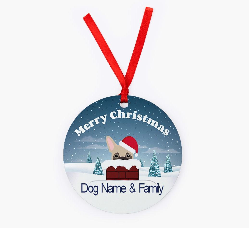Chimney: Personalized {breedFullName} Christmas Decoration