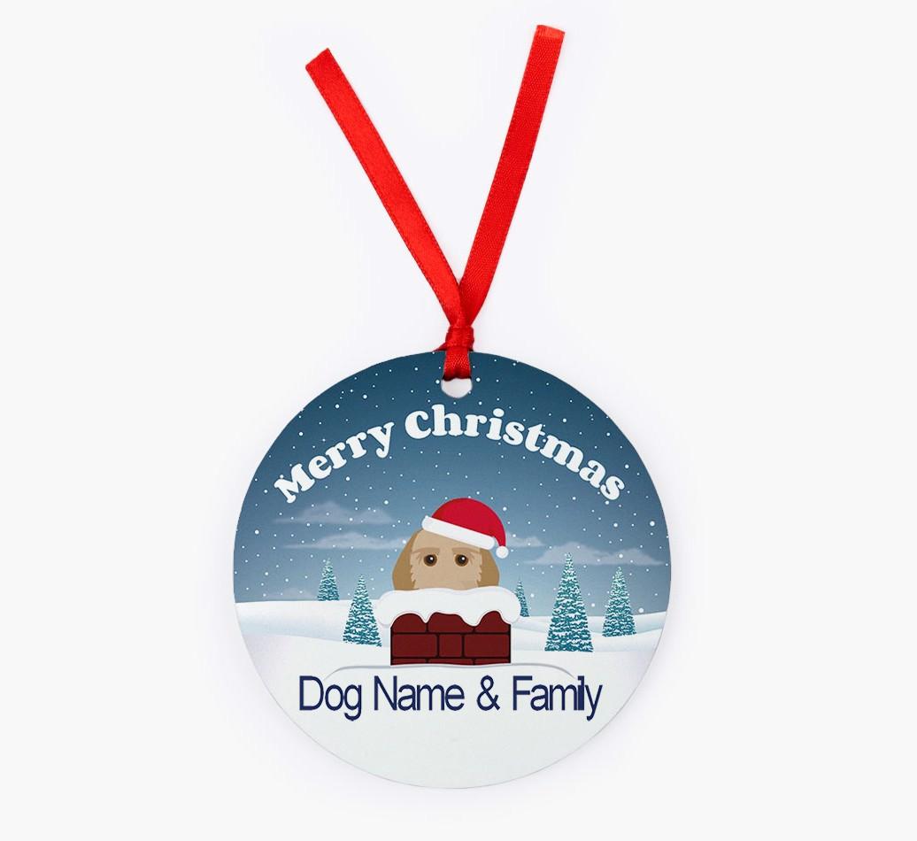 Chimney: Personalized {breedFullName} Christmas Decoration