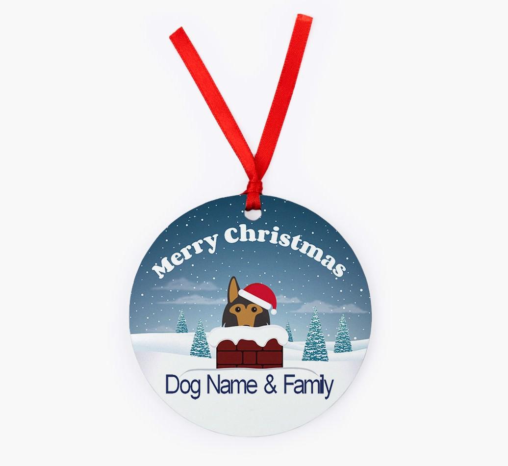 Chimney: Personalized {breedFullName} Christmas Decoration