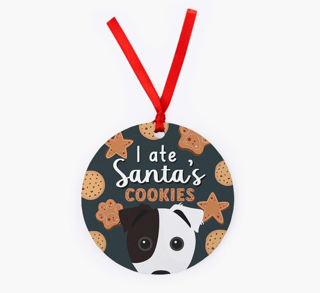 I Ate Santa's Cookies: Personalized {breedFullName} Christmas Decoration