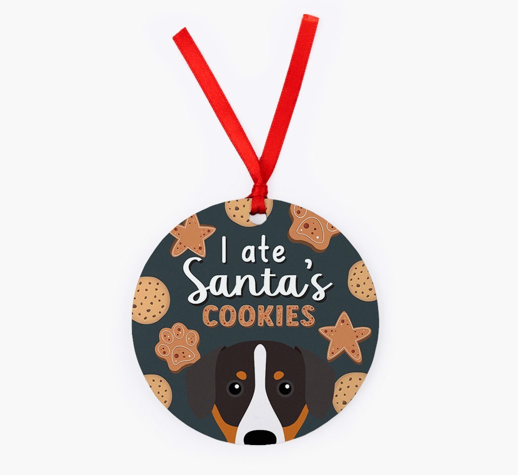 I Ate Santa's Cookies: Personalized {breedFullName} Christmas Decoration