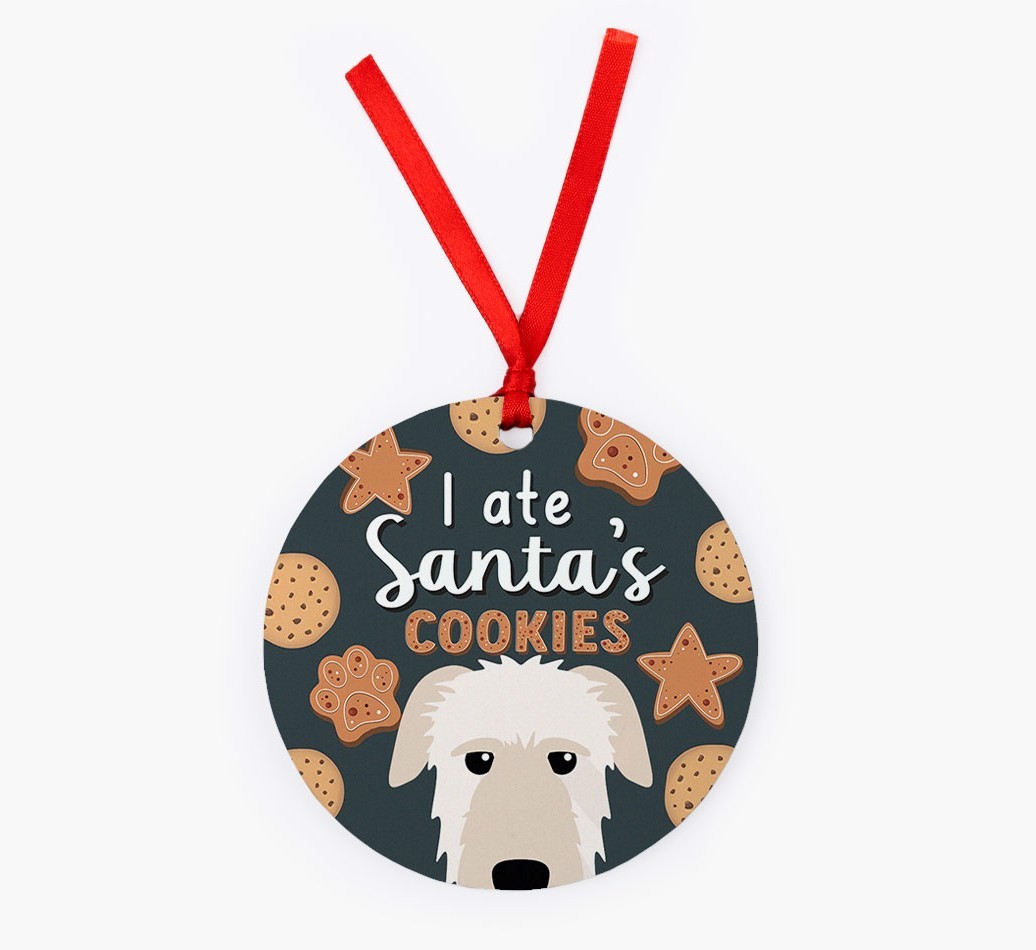 I Ate Santa's Cookies: Personalized {breedFullName} Christmas Decoration