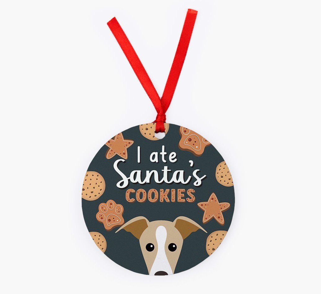I Ate Santa's Cookies: Personalised {breedFullName} Christmas Decoration