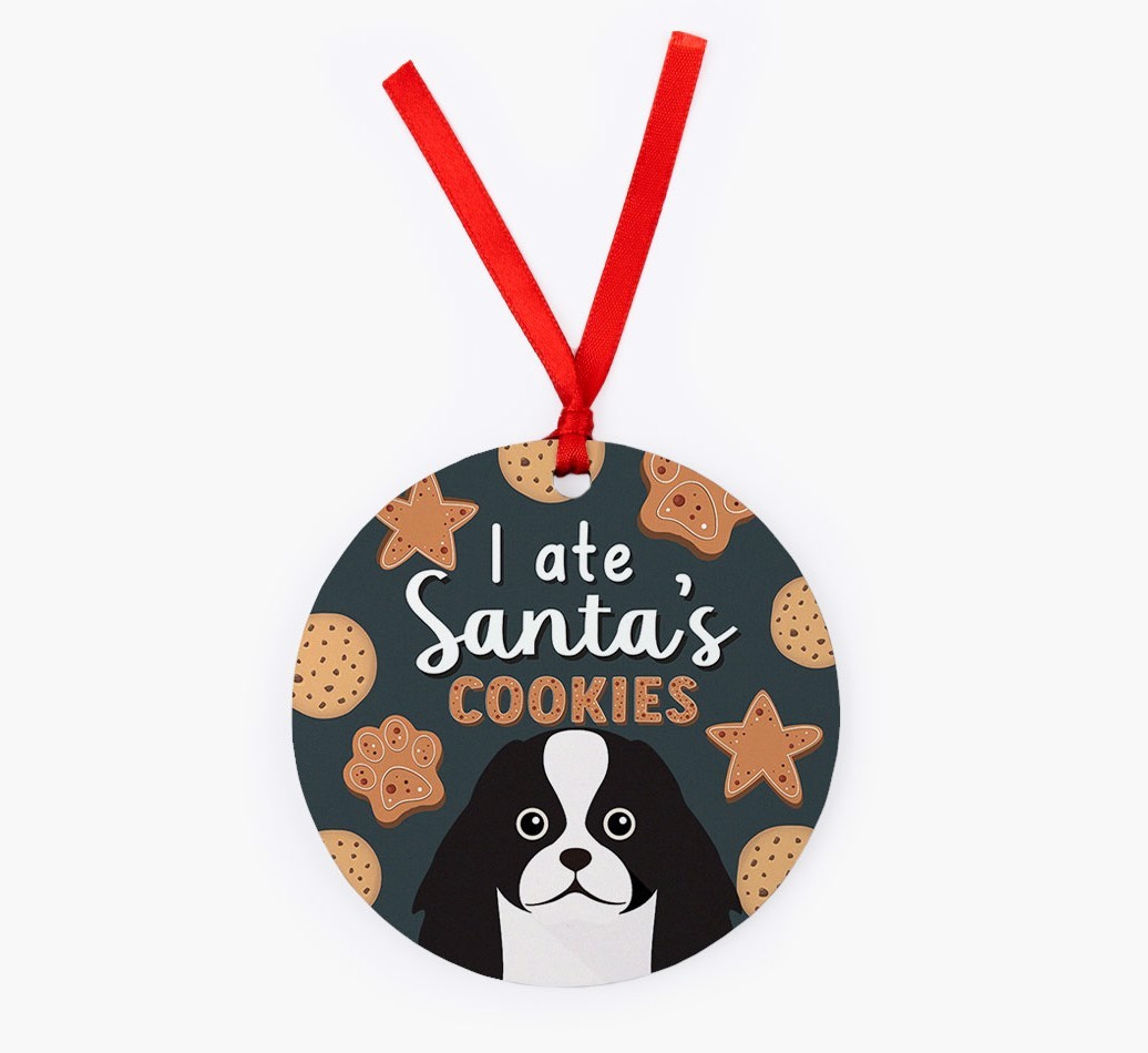 I Ate Santa's Cookies: Personalized {breedFullName} Christmas Decoration