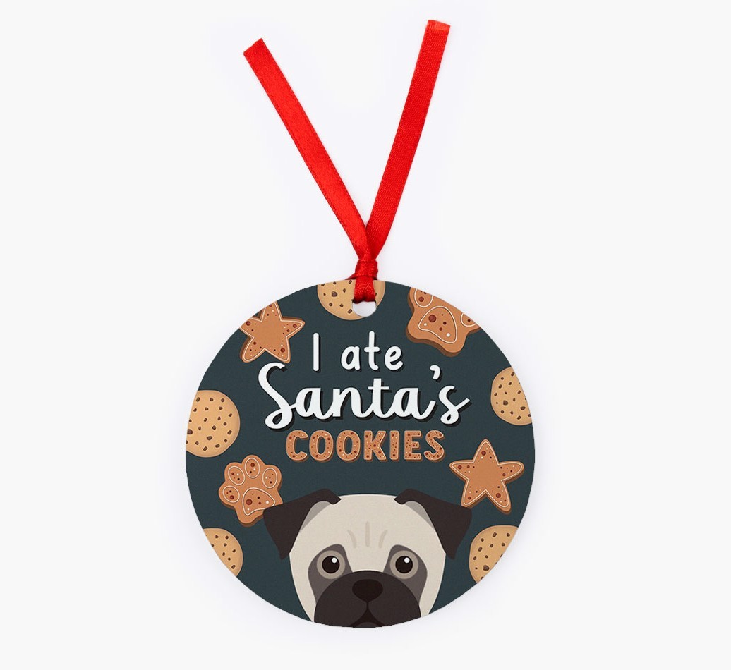 I Ate Santa's Cookies: Personalized {breedFullName} Christmas Decoration