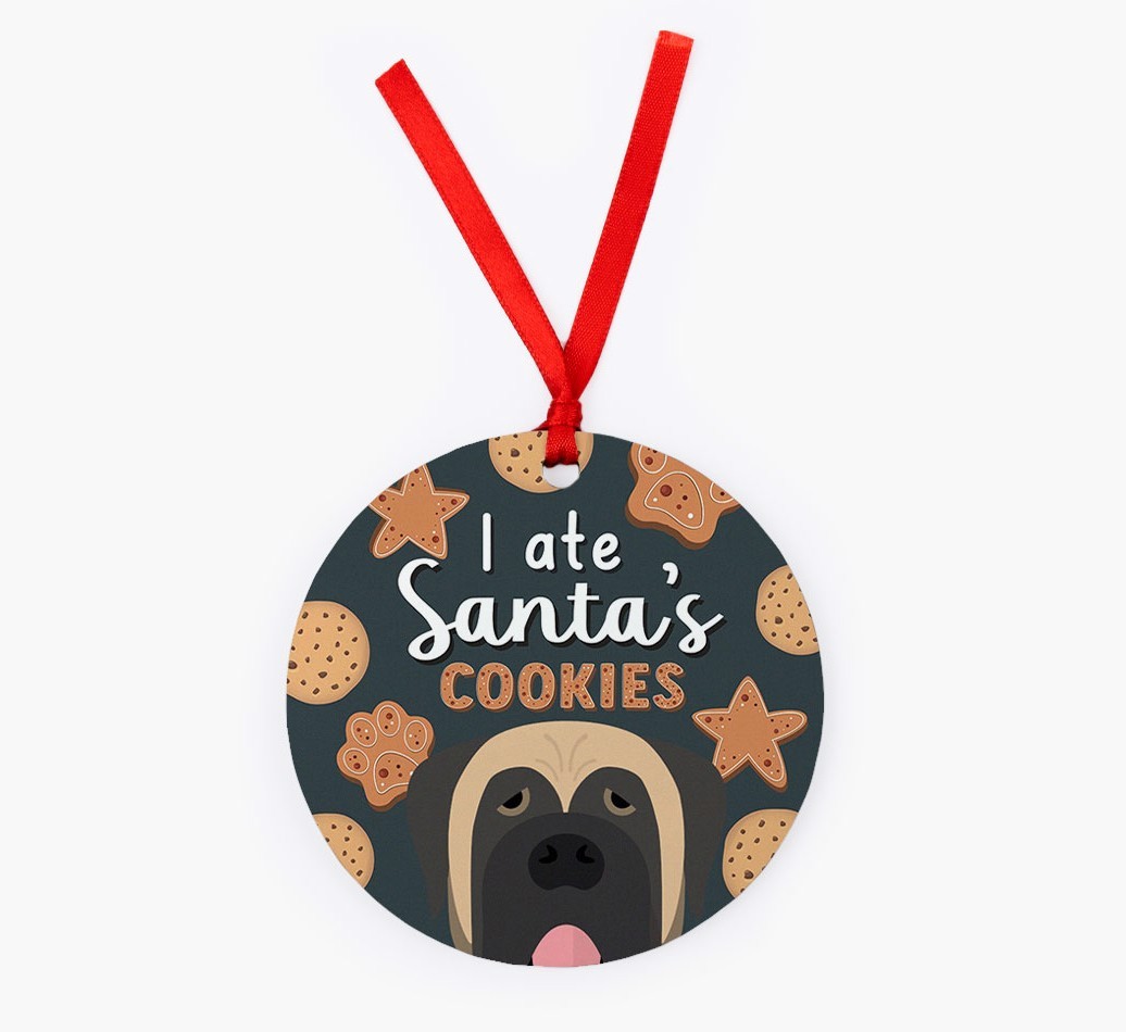 I Ate Santa's Cookies: Personalised {breedFullName} Christmas Decoration