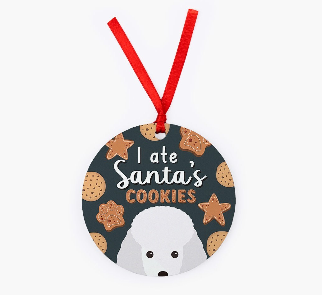 I Ate Santa's Cookies: Personalized {breedFullName} Christmas Decoration