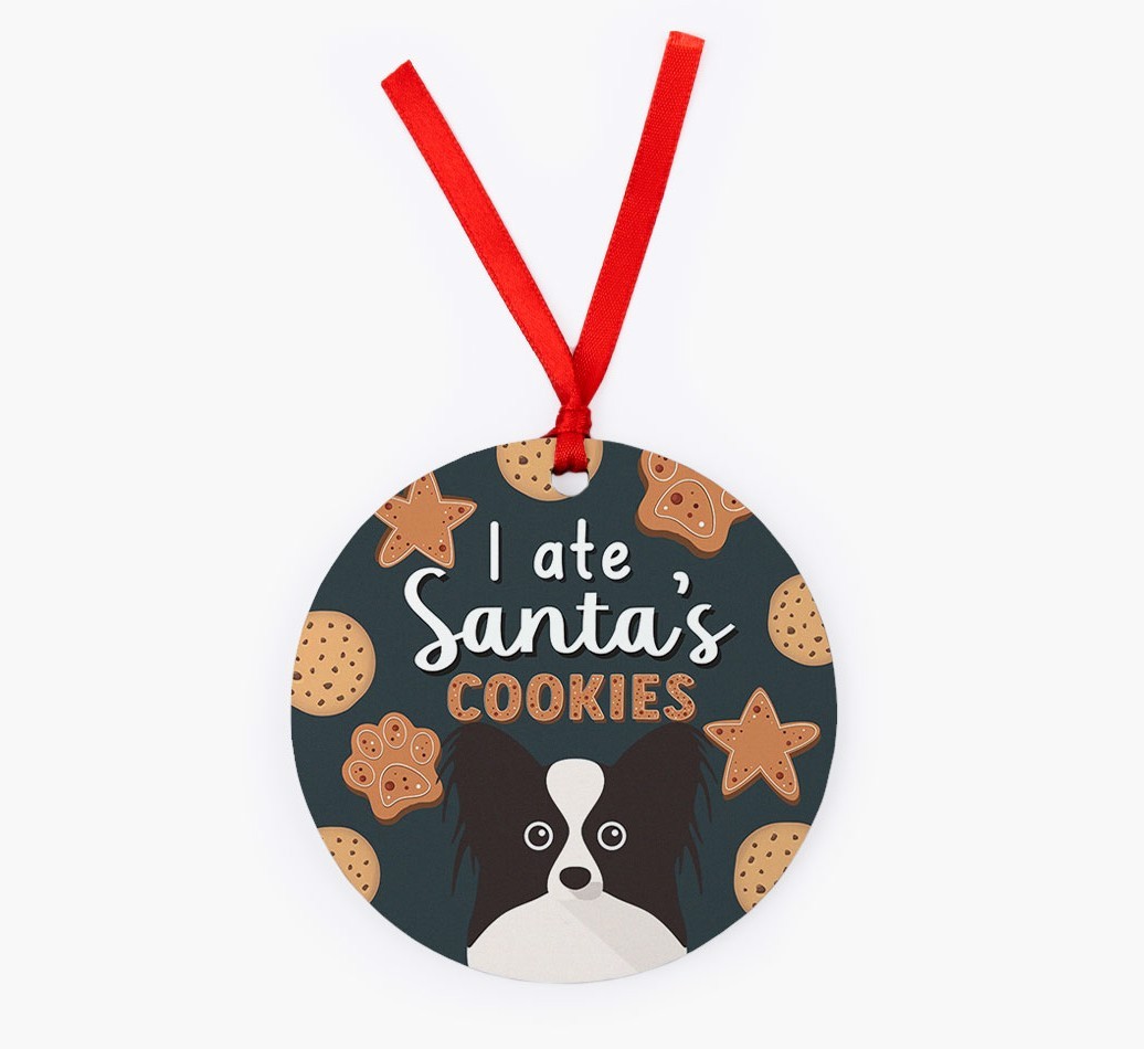 I Ate Santa's Cookies: Personalized {breedFullName} Christmas Decoration