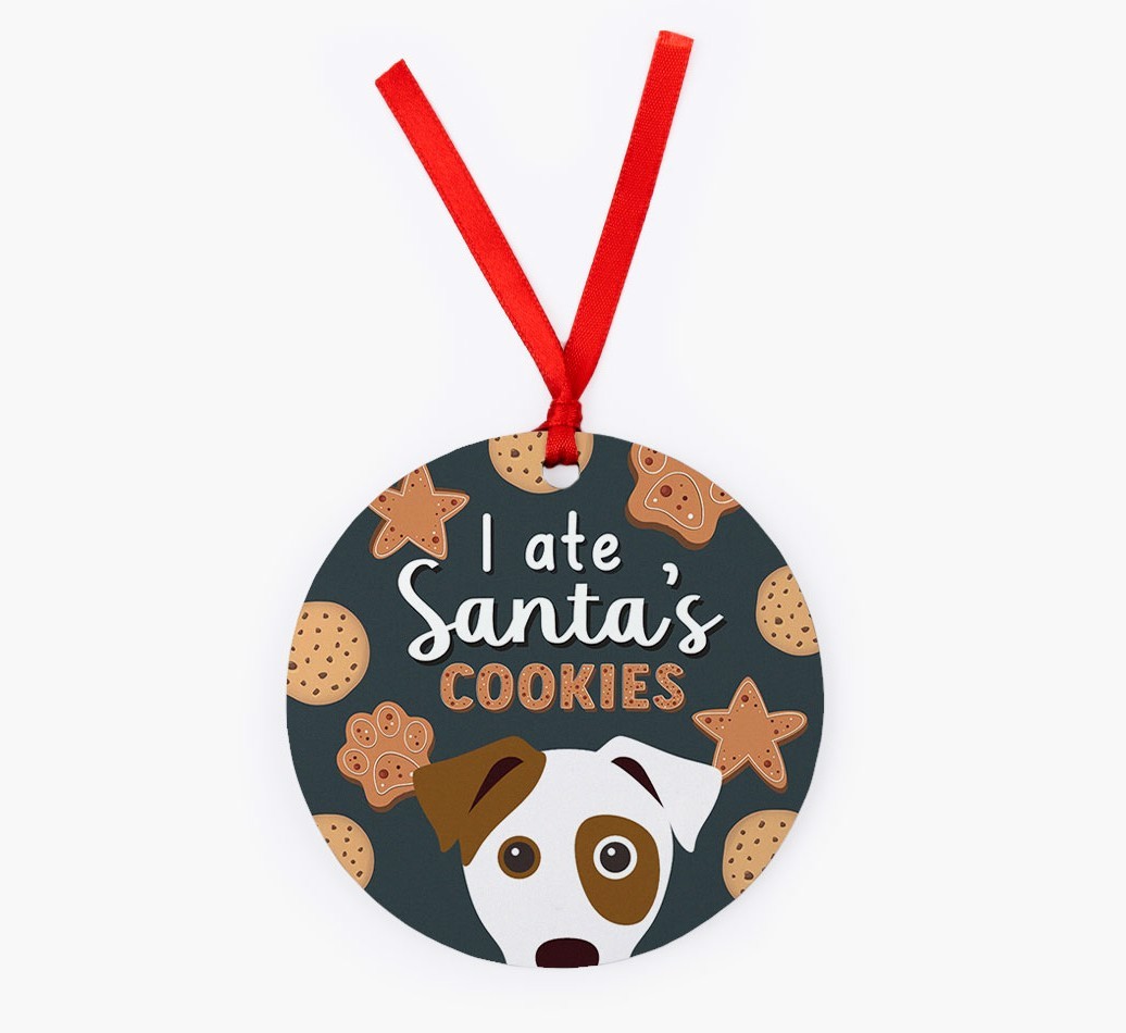 I Ate Santa's Cookies: Personalized {breedFullName} Christmas Decoration