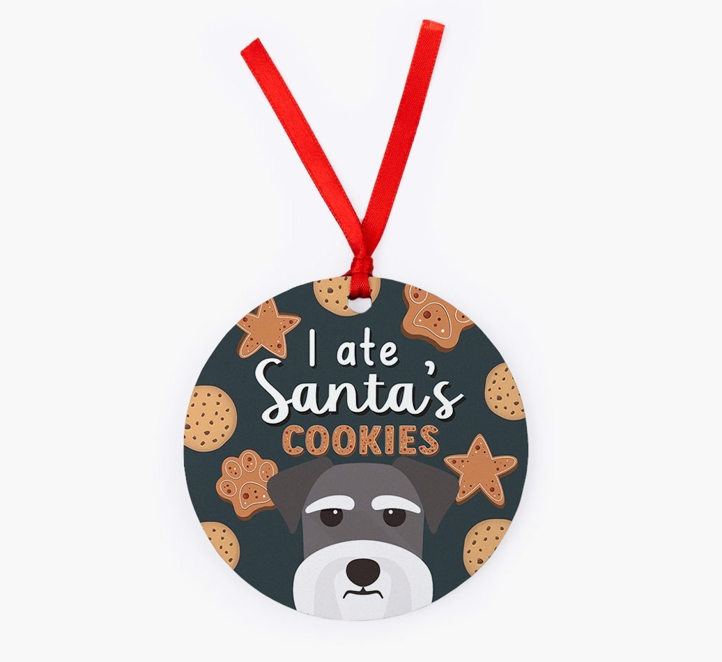 I Ate Santa's Cookies: Personalized {breedFullName} Christmas Decoration
