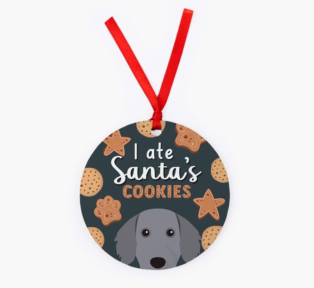 I Ate Santa's Cookies: Personalized {breedFullName} Christmas Decoration