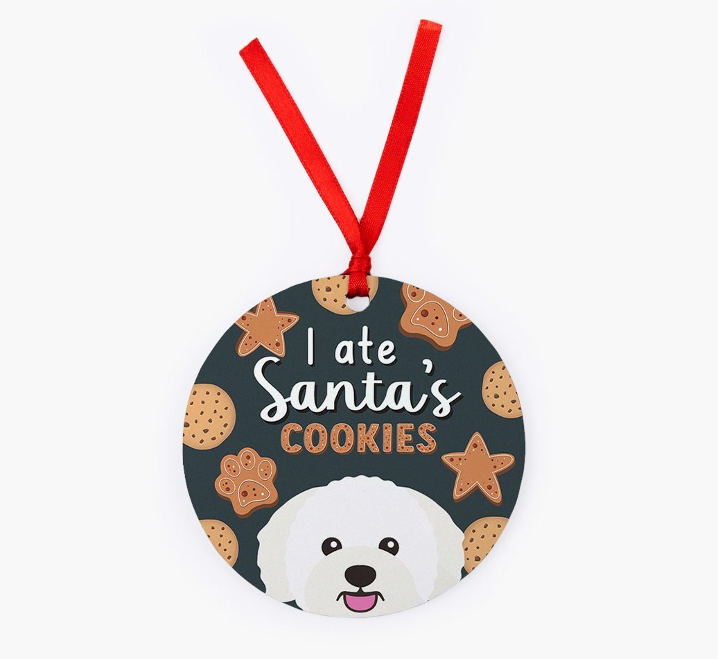 I Ate Santa's Cookies: Personalized {breedFullName} Christmas Decoration