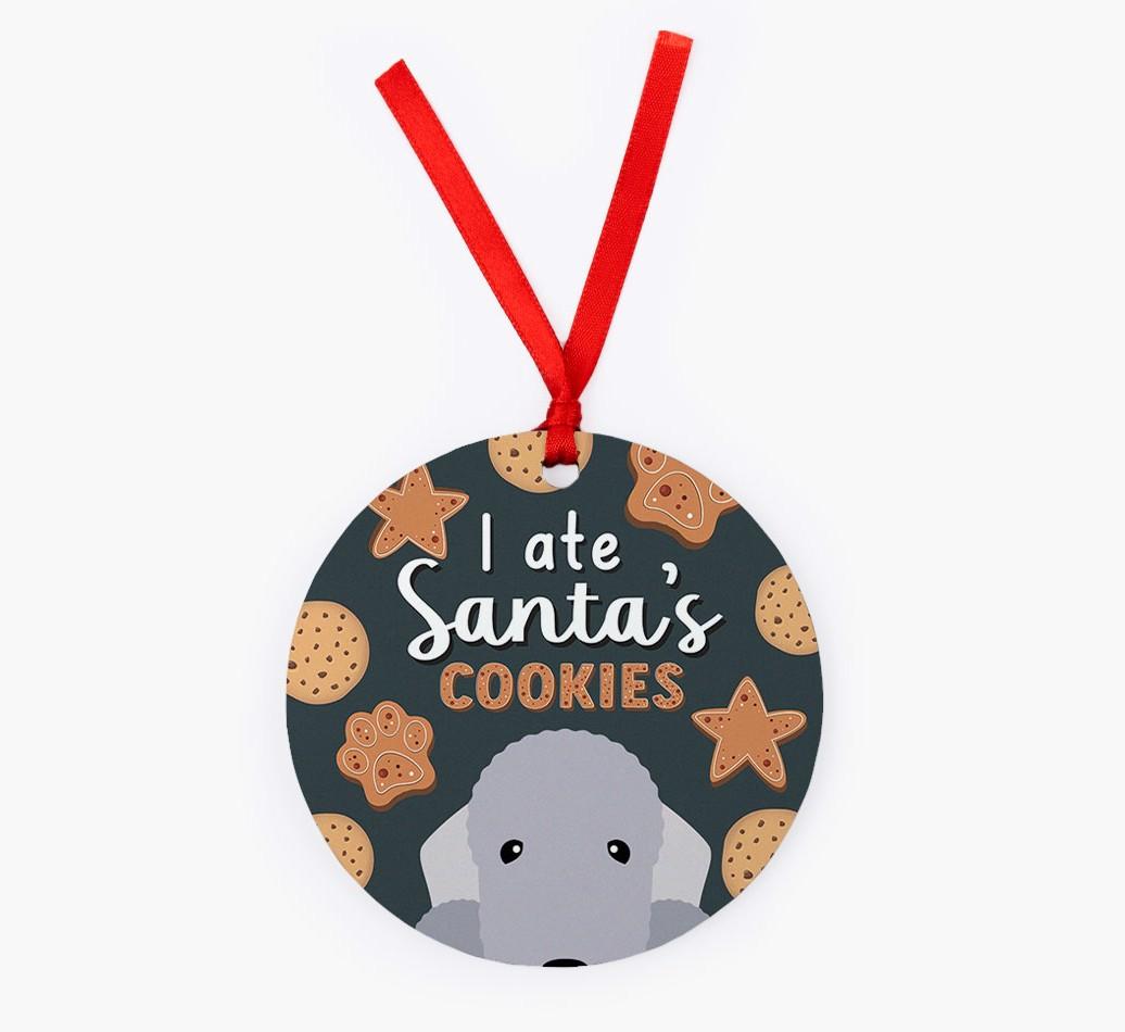 I Ate Santa's Cookies: Personalized {breedFullName} Christmas Decoration