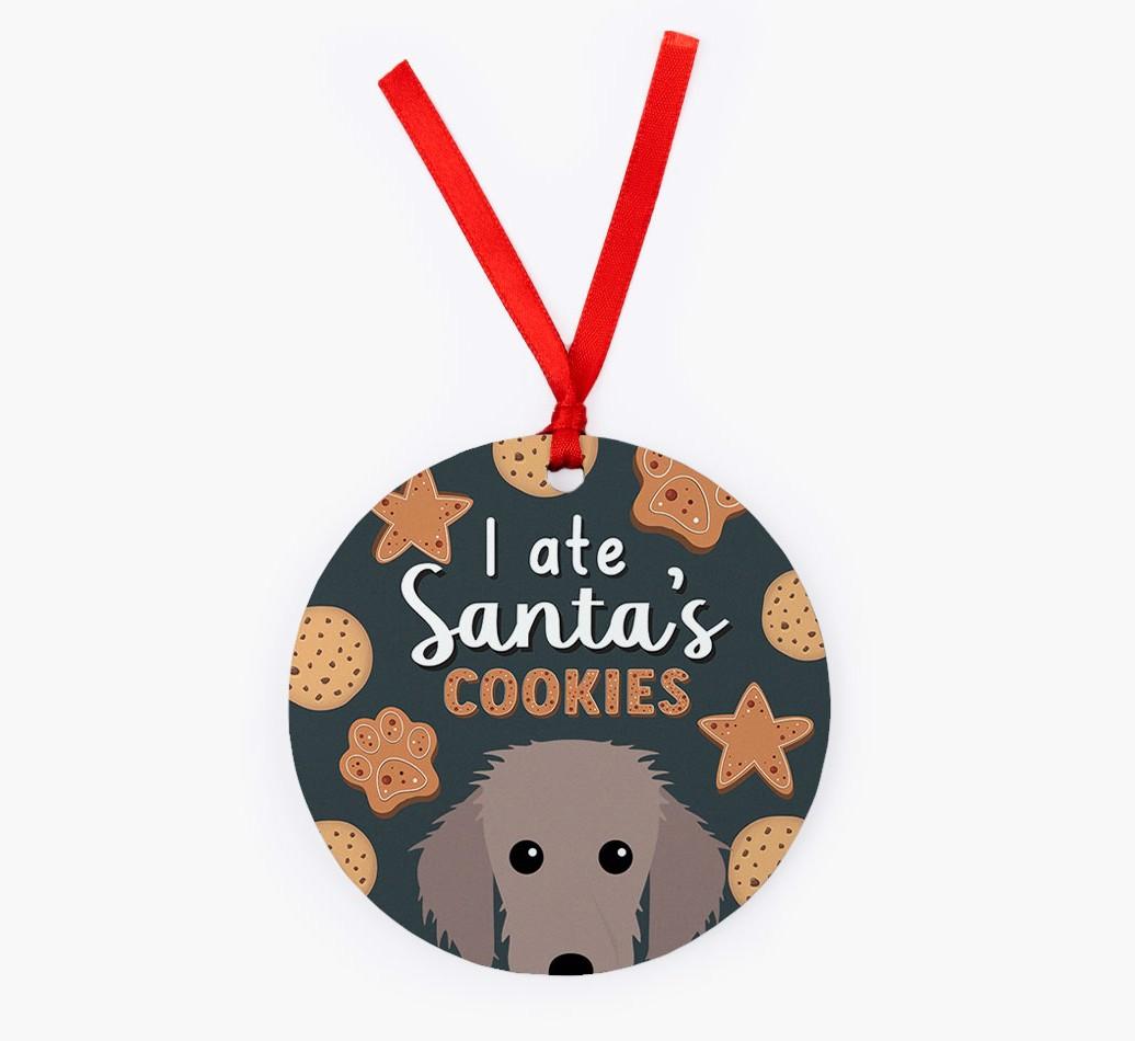 I Ate Santa's Cookies: Personalized {breedFullName} Christmas Decoration