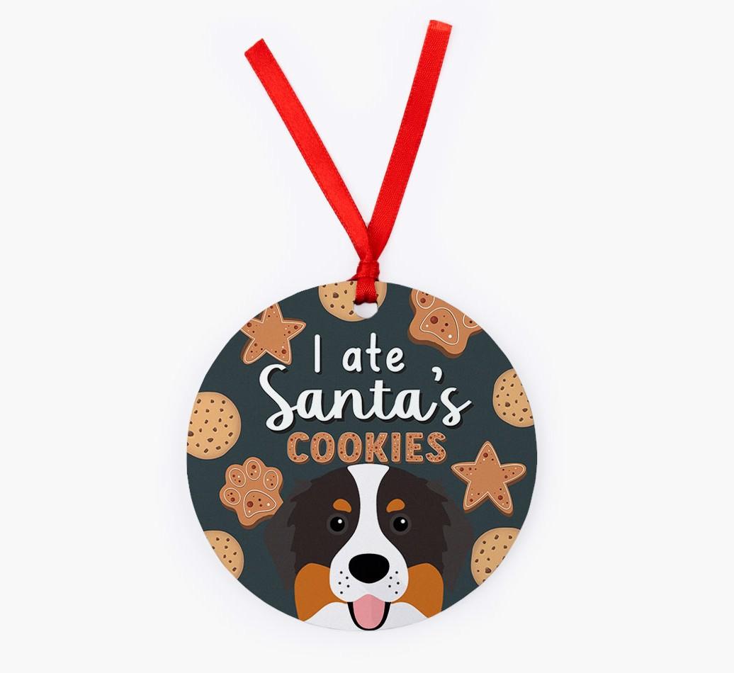I Ate Santa's Cookies: Personalized {breedFullName} Christmas Decoration