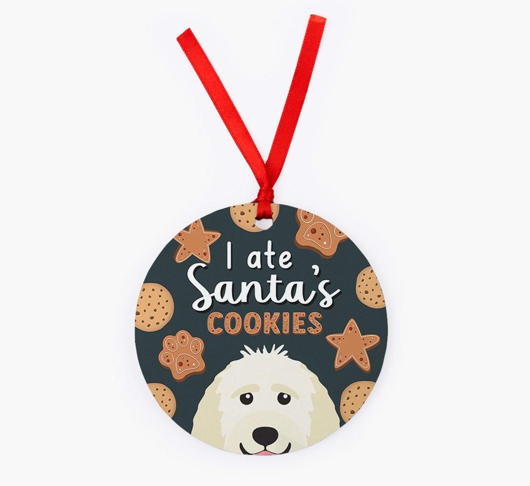 I Ate Santa's Cookies: Personalized {breedFullName} Christmas Decoration