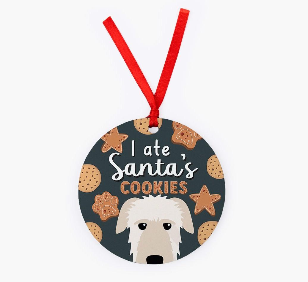 I Ate Santa's Cookies: Personalized {breedFullName} Christmas Decoration