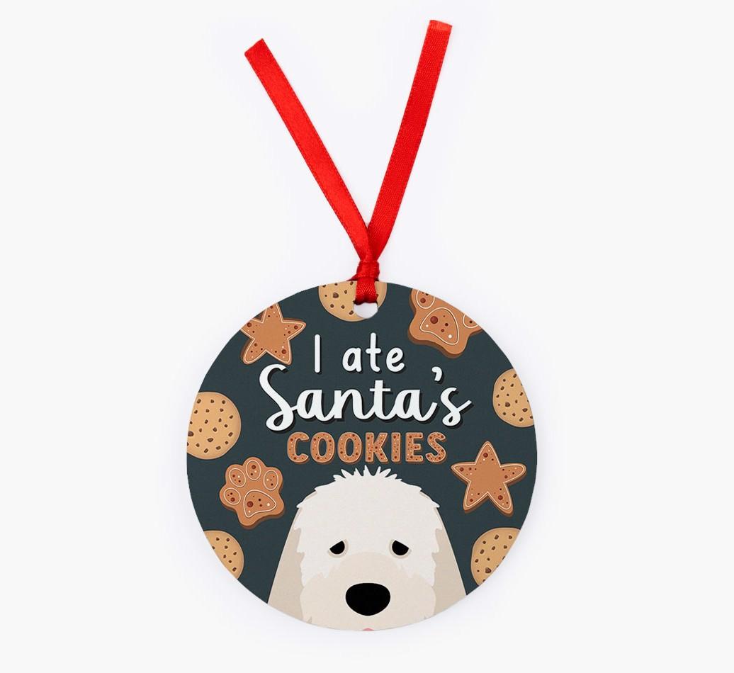 I Ate Santa's Cookies: Personalized {breedFullName} Christmas Decoration