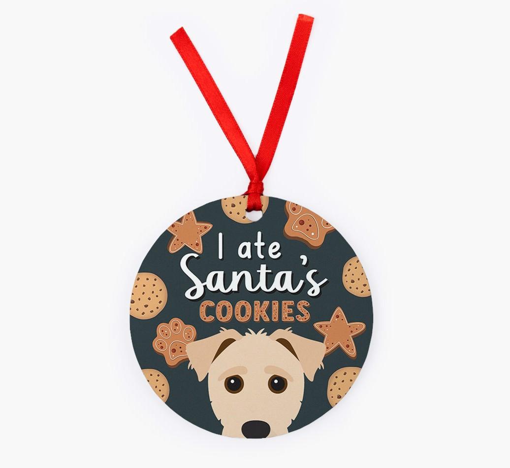 I Ate Santa's Cookies: Personalized {breedFullName} Christmas Decoration
