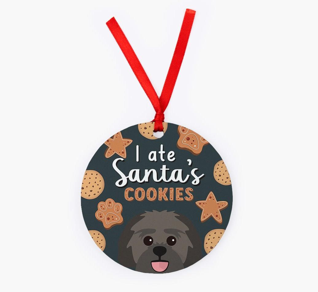 I Ate Santa's Cookies: Personalized {breedFullName} Christmas Decoration