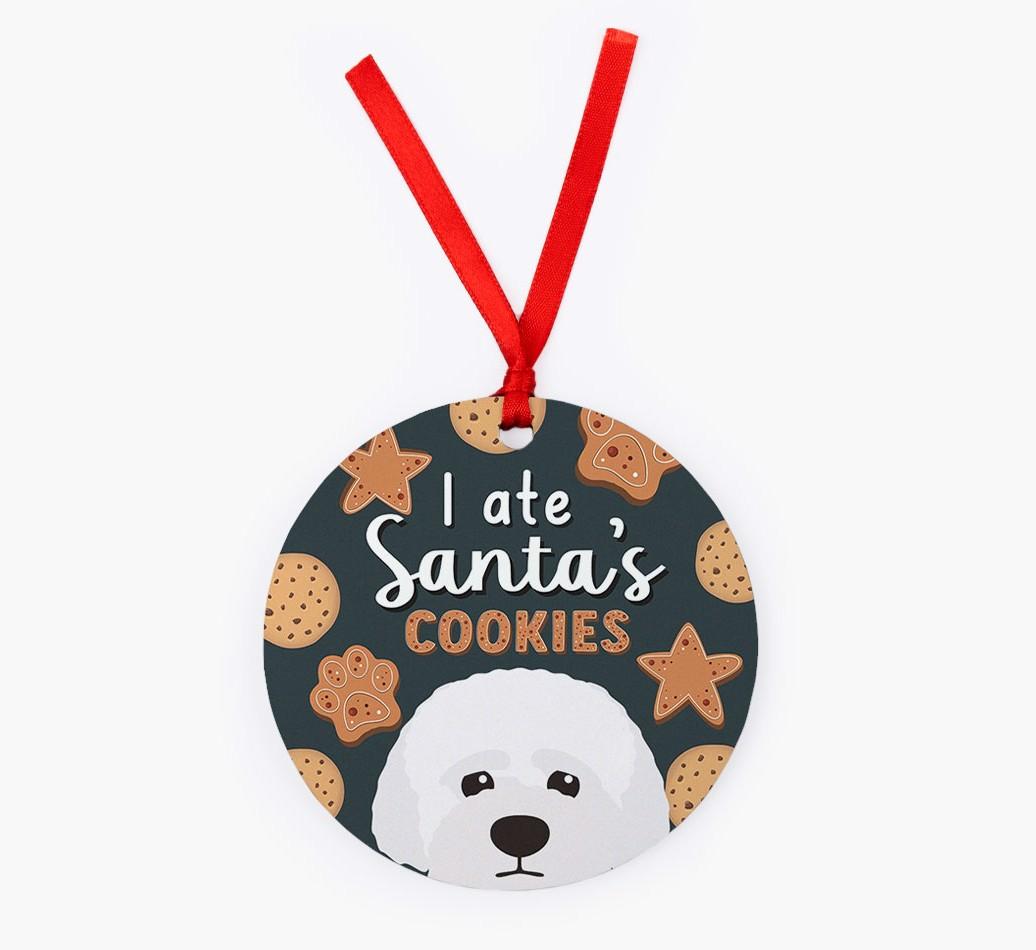 I Ate Santa's Cookies: Personalized {breedFullName} Christmas Decoration