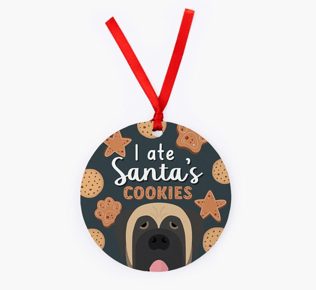 I Ate Santa's Cookies: Personalized {breedFullName} Christmas Decoration