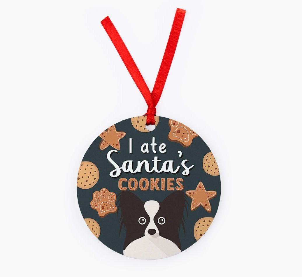 I Ate Santa's Cookies: Personalized {breedFullName} Christmas Decoration